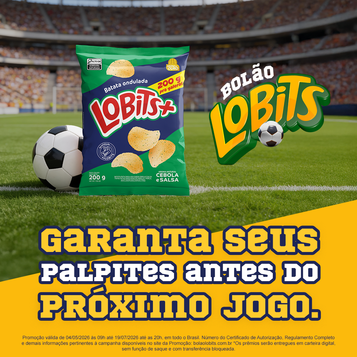 Garanta seus palpites antes do próximo jogo