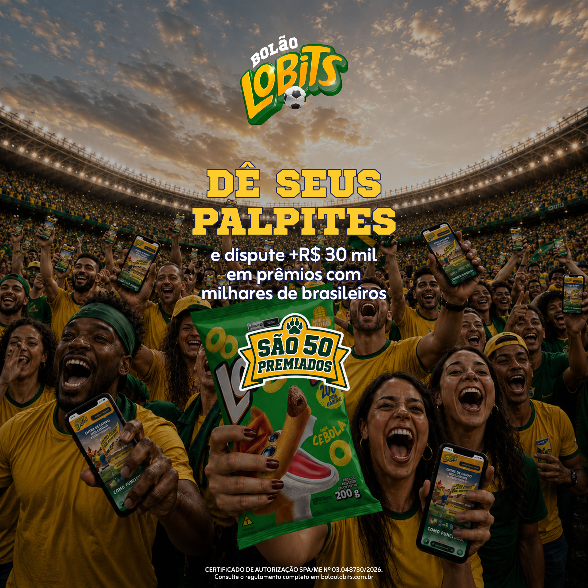 Torcida no estádio: Dê seus palpites e dispute mais de R$ 30 mil em prêmios.