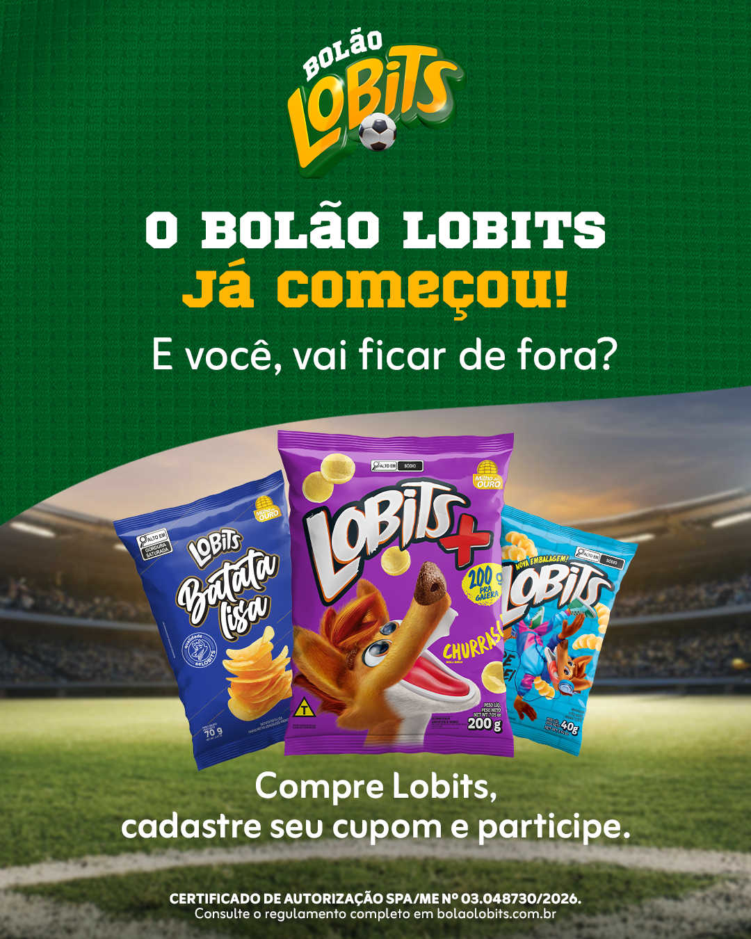 O Bolão Lobits já começou! E você, vai ficar de fora?